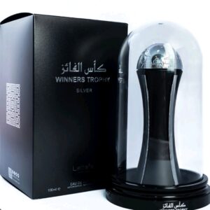 Winner Trophy Silver de Lattafa 100ml Versión EDP Tendencia Masculina